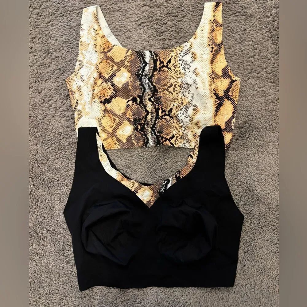 Rhonda Shear Bras (2) Size 1X Lightweight NWOT